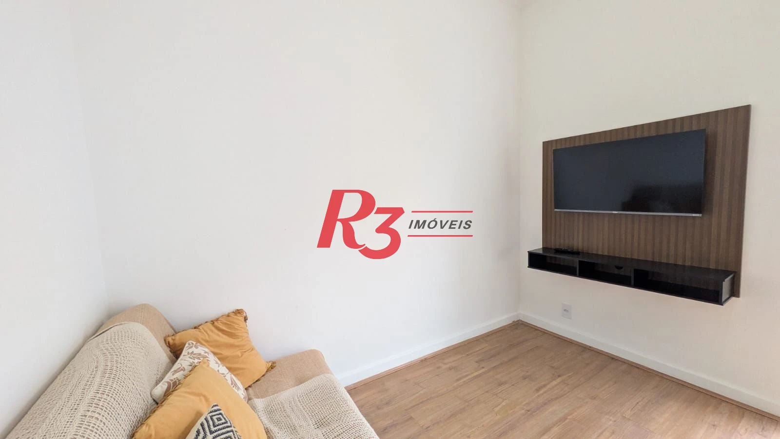 Apartamento com 1 dormitório para alugar, 55 m² por R$ 3.500,00/mês - José Menino - Santos/SP