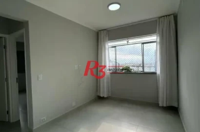 Apartamento com 2 dormitórios à venda, 74 m² por R$ 310.000,00 - Saboó - Santos/SP