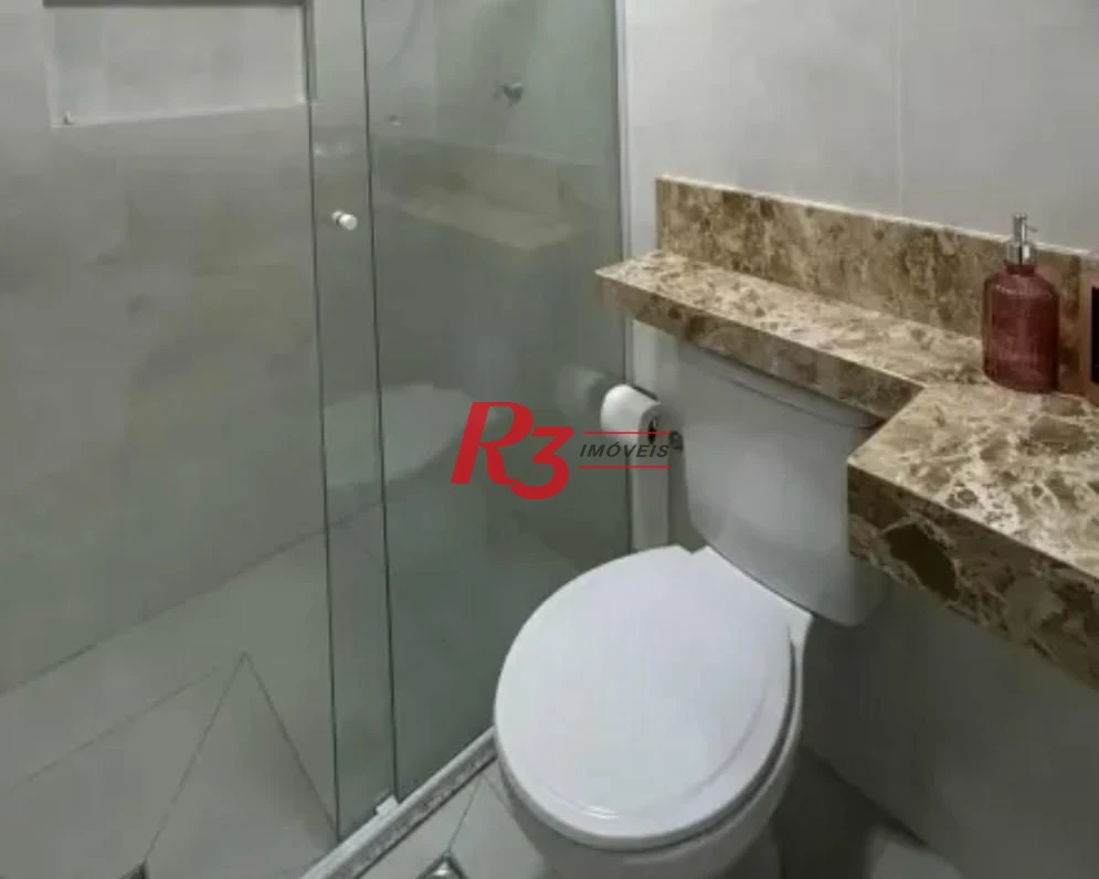Apartamento com 2 dormitórios à venda, 74 m² por R$ 310.000,00 - Saboó - Santos/SP