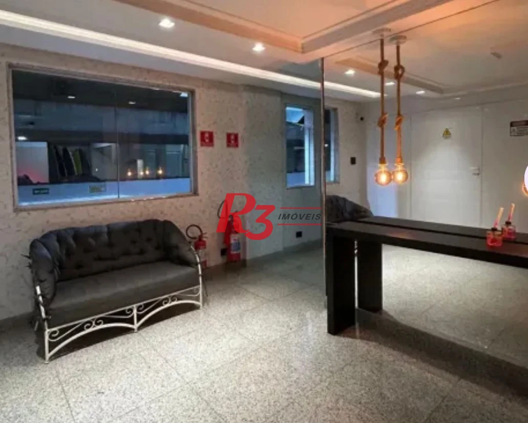 Studio com 1 dormitório à venda, 35 m² por R$ 400.000,00 - Gonzaga - Santos/SP