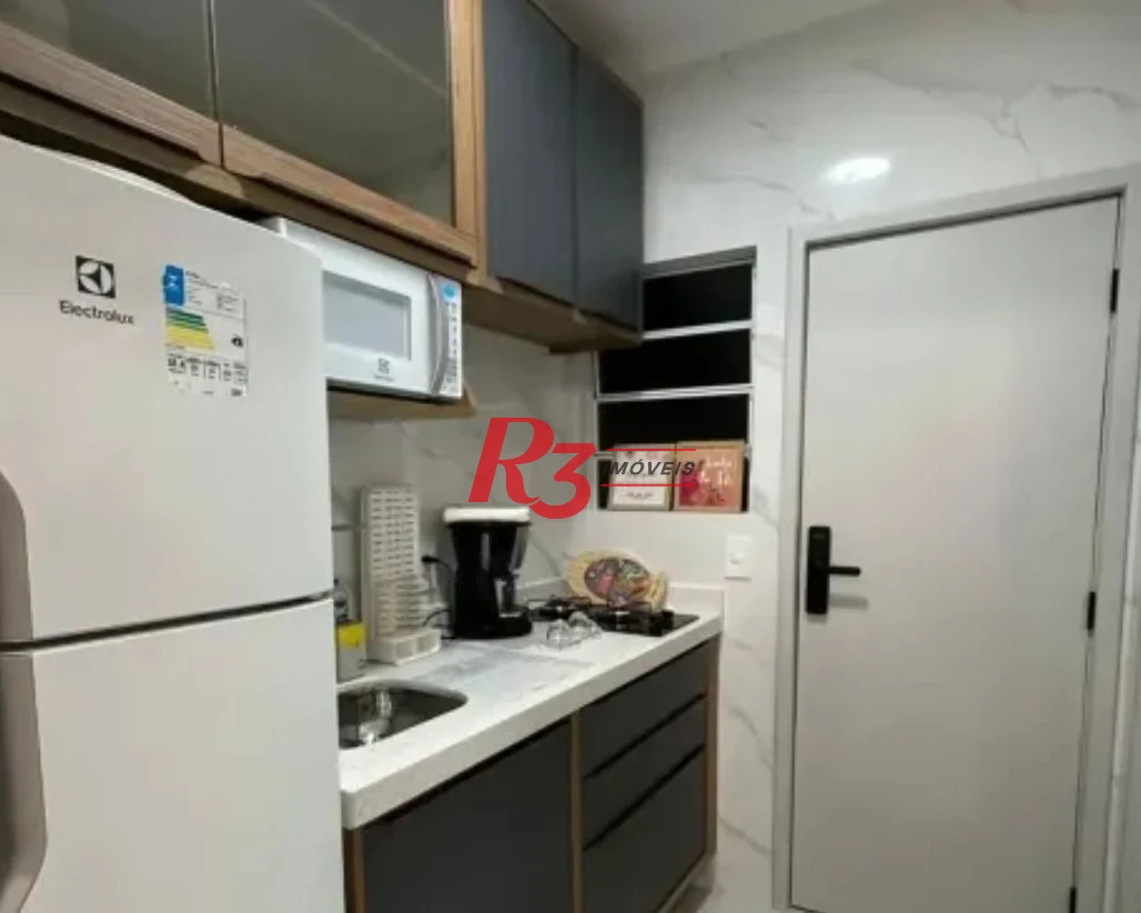 Studio com 1 dormitório à venda, 35 m² por R$ 400.000,00 - Gonzaga - Santos/SP