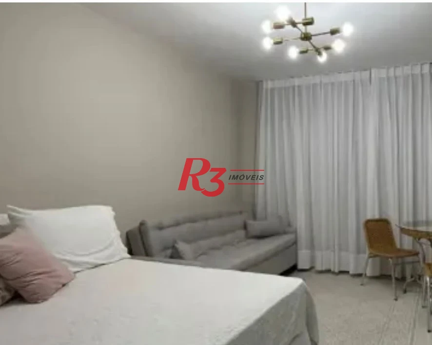 Studio com 1 dormitório à venda, 35 m² por R$ 400.000,00 - Gonzaga - Santos/SP