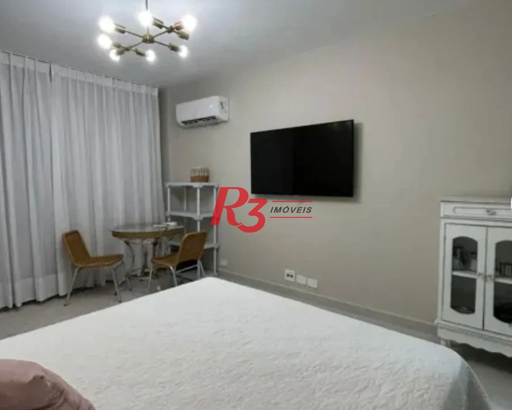 Studio com 1 dormitório à venda, 35 m² por R$ 400.000,00 - Gonzaga - Santos/SP