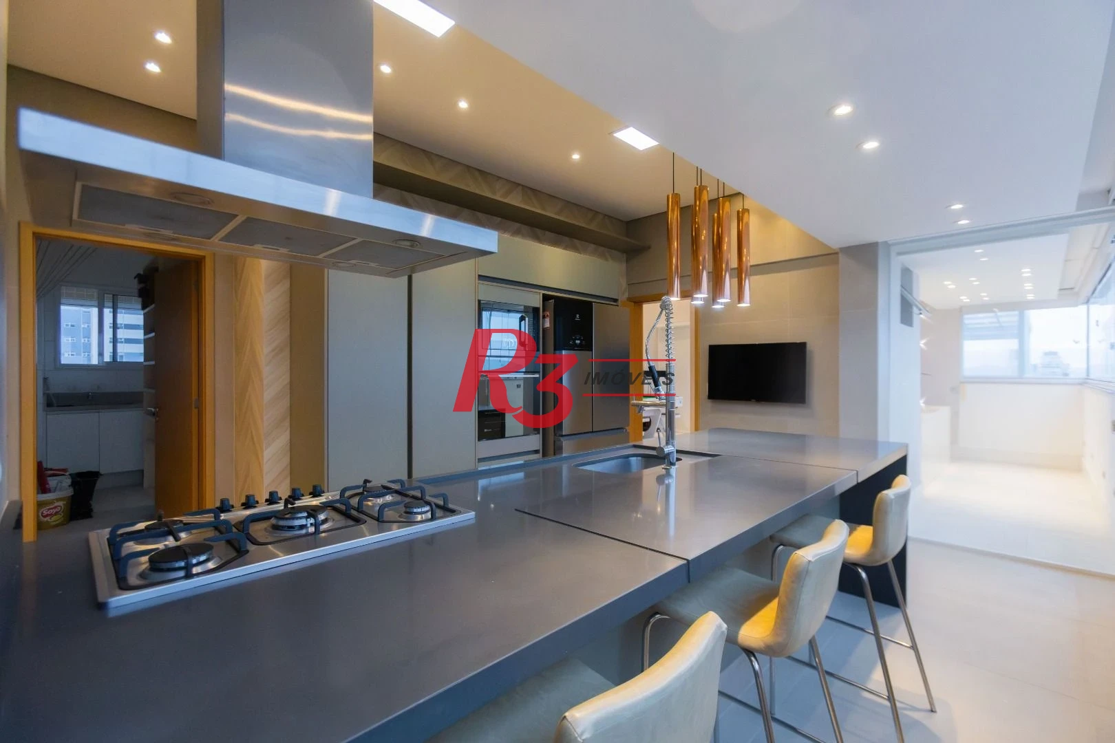 Cobertura com 3 dormitórios, 350 m² - venda por R$ 5.500.000,00 ou aluguel por R$ 42.050,00/mês - Gonzaga - Santos/SP