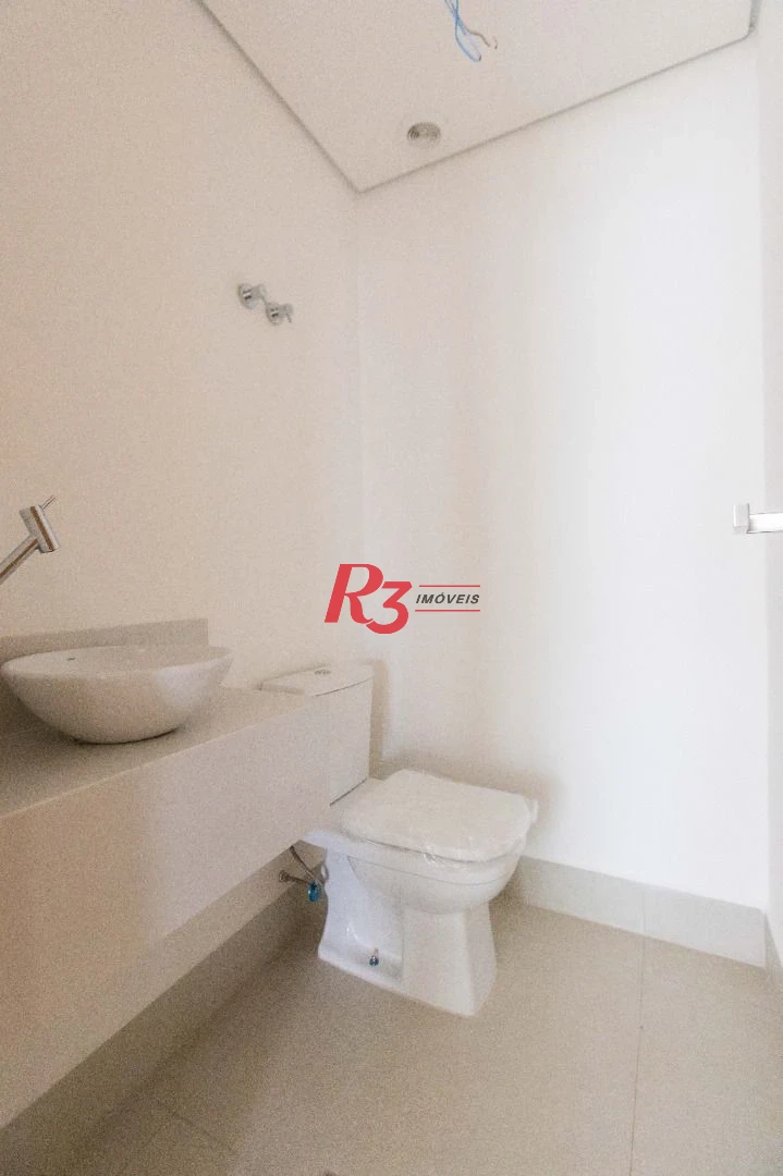 Apartamento com 3 dormitórios à venda, 116 m² por R$ 2.200.000,00 - Embaré - Santos/SP