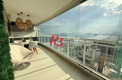 Apartamento à venda, 91 m² por R$ 2.500.000,00 - Boqueirão - Santos/SP