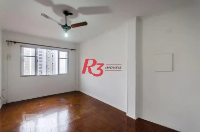 Apartamento com 1 dormitório à venda, 64 m² por R$ 330.000,00 - José Menino - Santos/SP