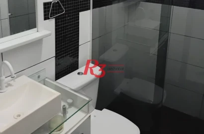 Casa com 3 dormitórios à venda, 90 m² por R$ 400.000,00 - Castelo - Santos/SP