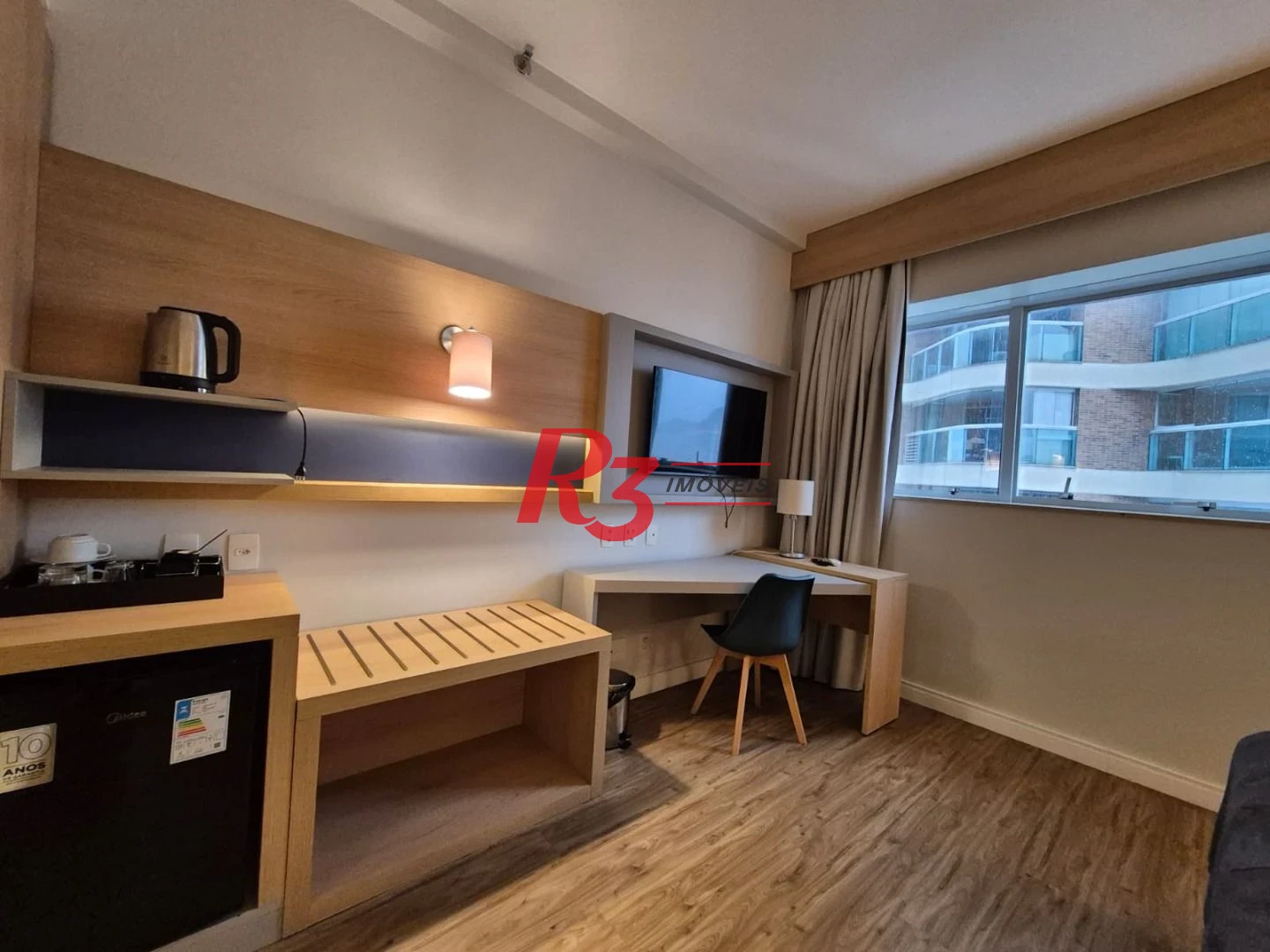 Studio com 1 dormitório à venda, 24 m² por R$ 373.000,00 - Gonzaga - Santos/SP