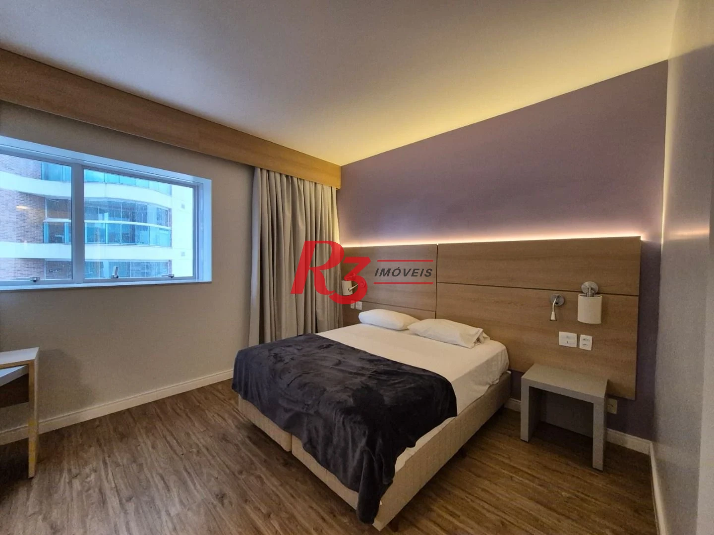 Studio com 1 dormitório à venda, 24 m² por R$ 373.000,00 - Gonzaga - Santos/SP