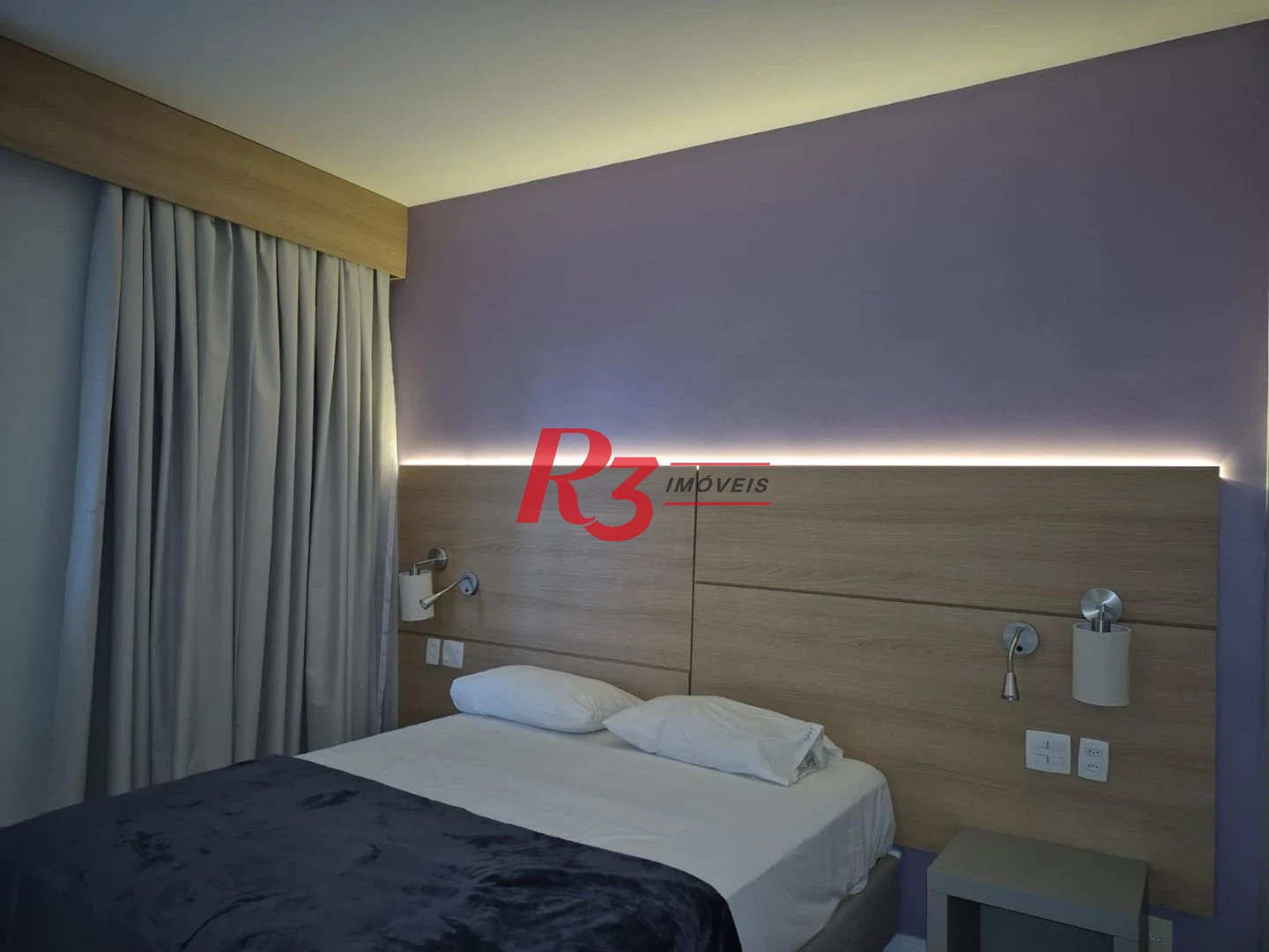 Studio com 1 dormitório à venda, 24 m² por R$ 373.000,00 - Gonzaga - Santos/SP
