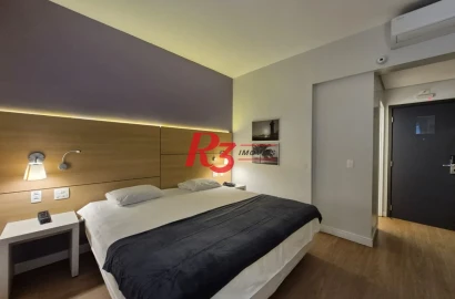 Studio com 1 dormitório à venda, 24 m² por R$ 373.000,00 - Gonzaga - Santos/SP