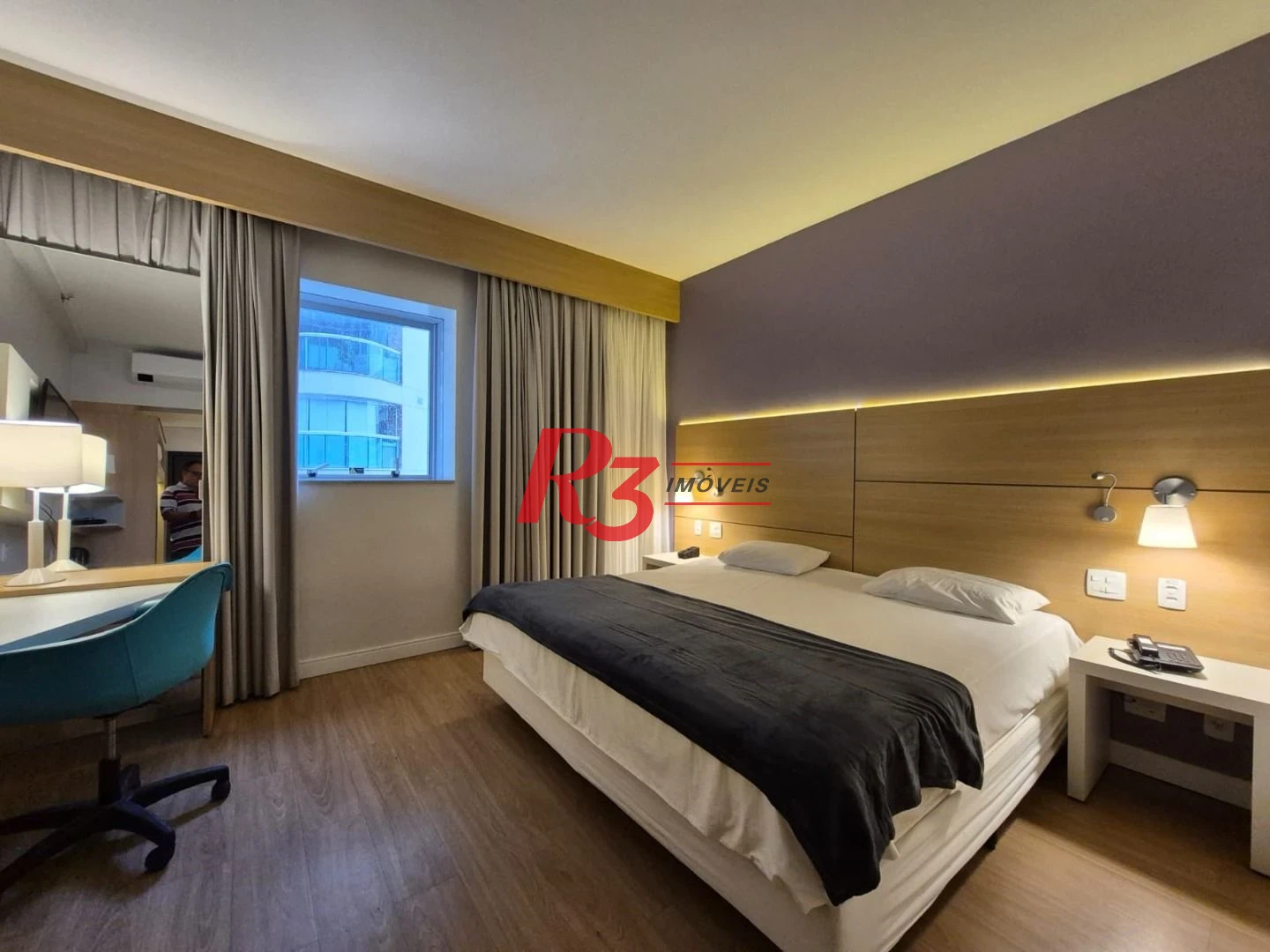 Studio com 1 dormitório à venda, 24 m² por R$ 373.000,00 - Gonzaga - Santos/SP