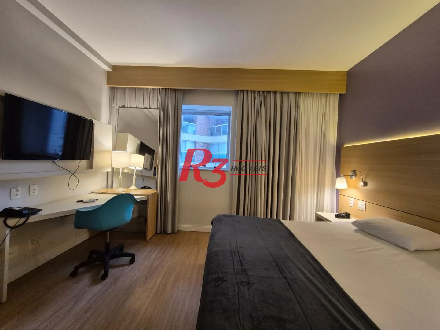 Studio com 1 dormitório à venda, 24 m² por R$ 373.000,00 - Gonzaga - Santos/SP
