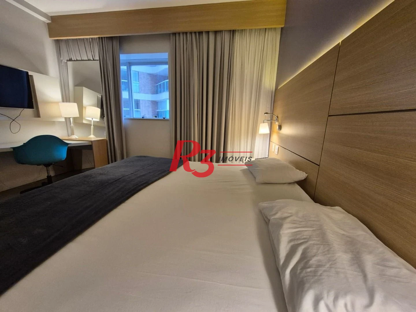 Studio com 1 dormitório à venda, 24 m² por R$ 373.000,00 - Gonzaga - Santos/SP