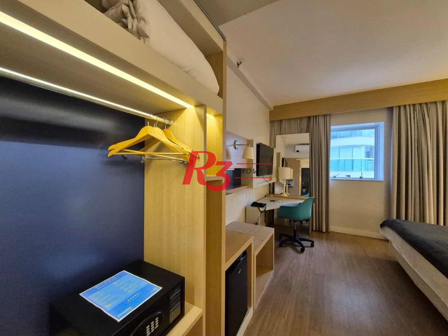 Studio com 1 dormitório à venda, 24 m² por R$ 373.000,00 - Gonzaga - Santos/SP