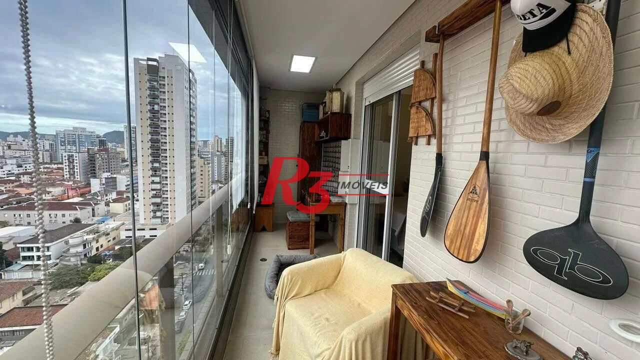 Apartamento à venda, 210 m² por R$ 3.600.000,00 - Embaré - Santos/SP