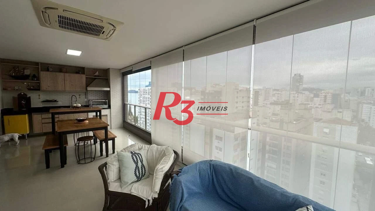 Apartamento à venda, 210 m² por R$ 3.600.000,00 - Embaré - Santos/SP