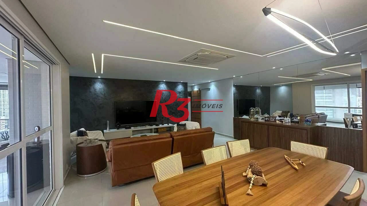 Apartamento à venda, 210 m² por R$ 3.600.000,00 - Embaré - Santos/SP