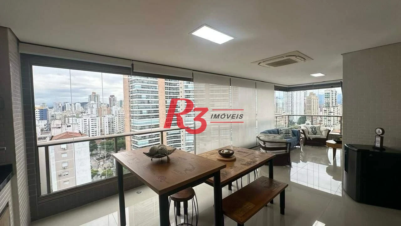 Apartamento à venda, 210 m² por R$ 3.600.000,00 - Embaré - Santos/SP