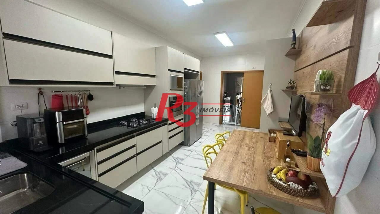 Apartamento à venda, 210 m² por R$ 3.600.000,00 - Embaré - Santos/SP