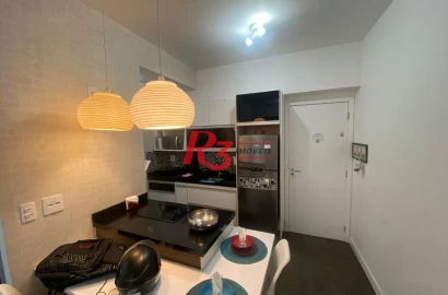 Apartamento com 1 dormitório à venda, 45 m² por R$ 850.000,00 - Pompéia - Santos/SP