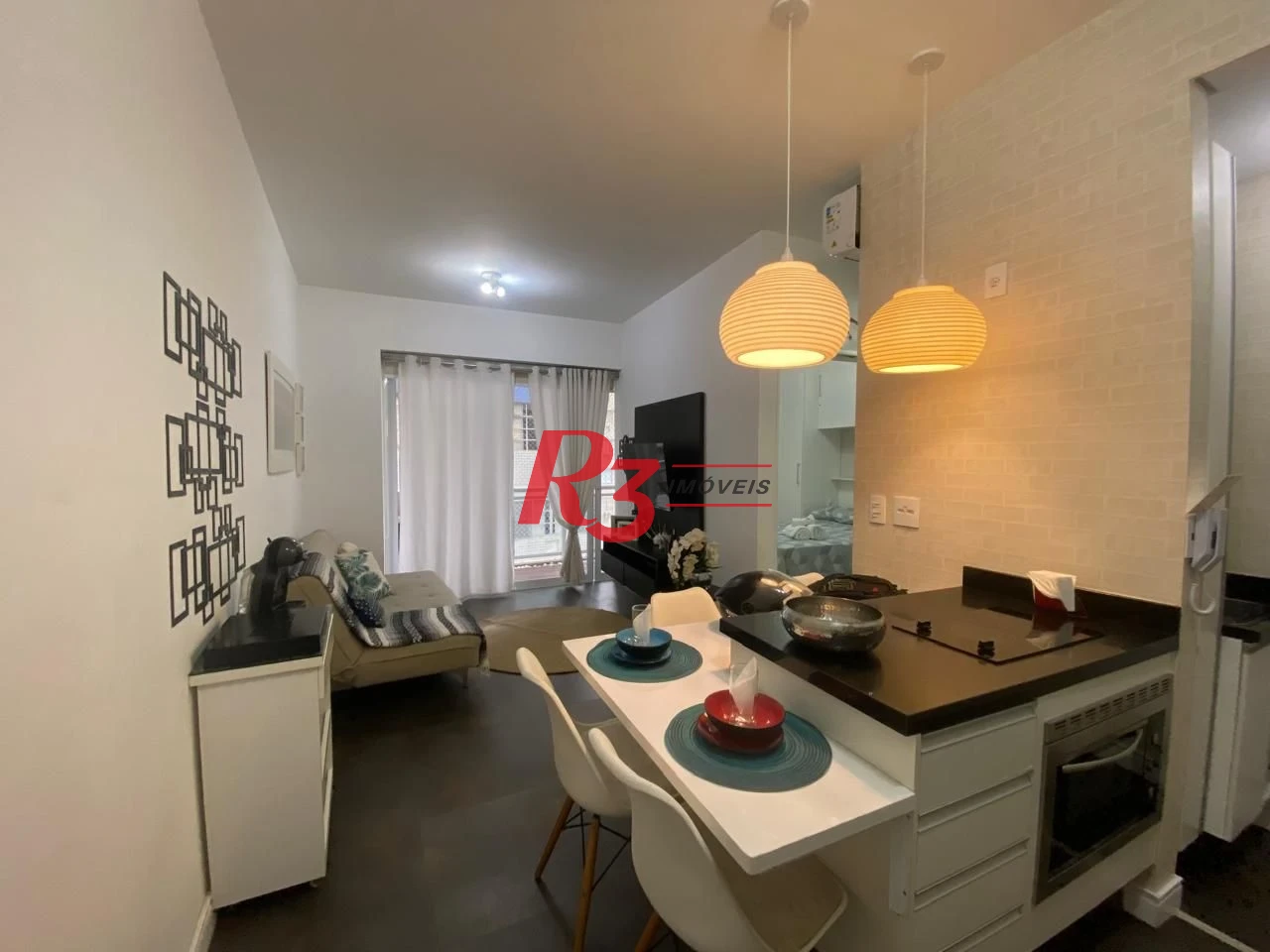 Apartamento com 1 dormitório à venda, 45 m² por R$ 850.000,00 - Pompéia - Santos/SP
