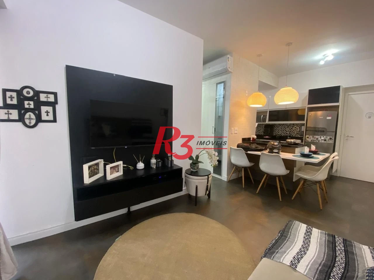 Apartamento com 1 dormitório à venda, 45 m² por R$ 850.000,00 - Pompéia - Santos/SP