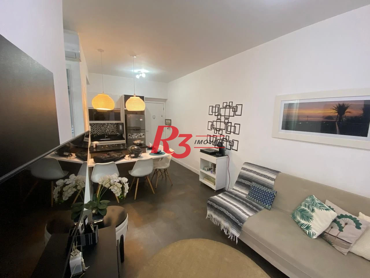 Apartamento com 1 dormitório à venda, 45 m² por R$ 850.000,00 - Pompéia - Santos/SP