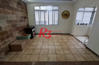 Apartamento com 2 dormitórios à venda, 98 m² por R$ 475.000,00 - Pompéia - Santos/SP