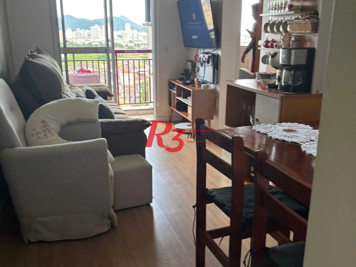 Apartamento com 2 dormitórios à venda, 49 m² por R$ 330.000,00 - Castelo - Santos/SP