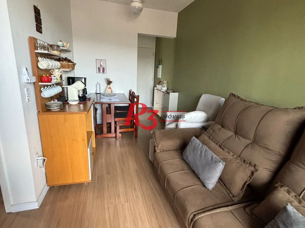 Apartamento com 2 dormitórios à venda, 49 m² por R$ 330.000,00 - Castelo - Santos/SP