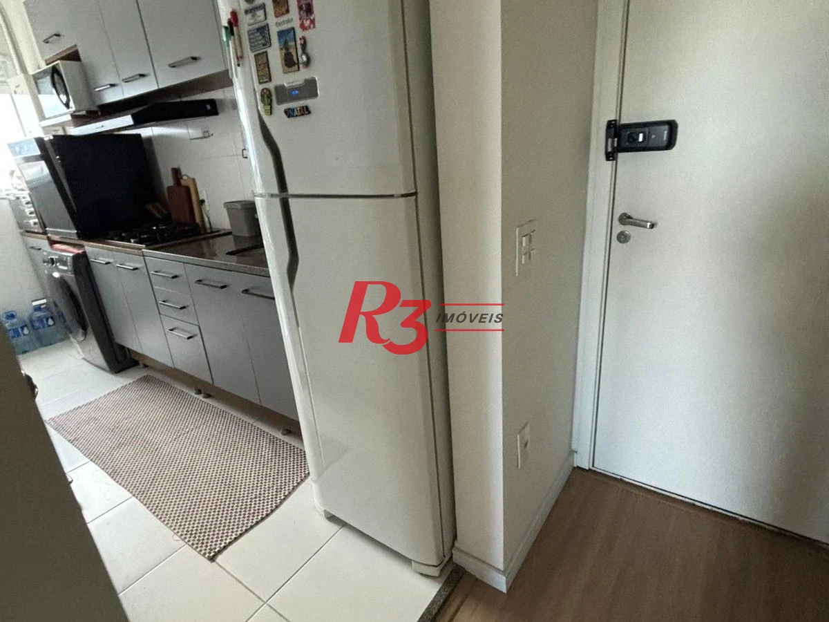 Apartamento com 2 dormitórios à venda, 49 m² por R$ 330.000,00 - Castelo - Santos/SP