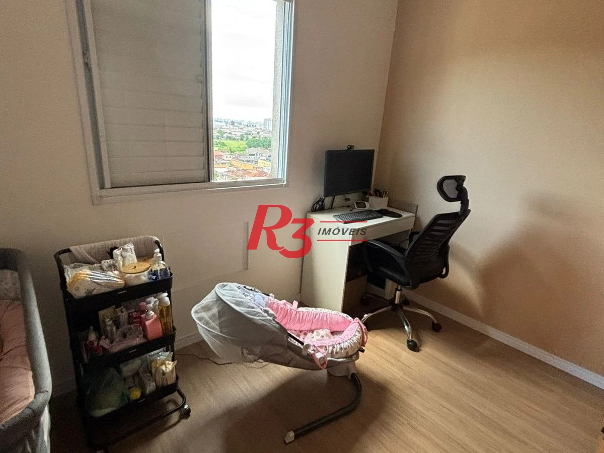 Apartamento com 2 dormitórios à venda, 49 m² por R$ 330.000,00 - Castelo - Santos/SP