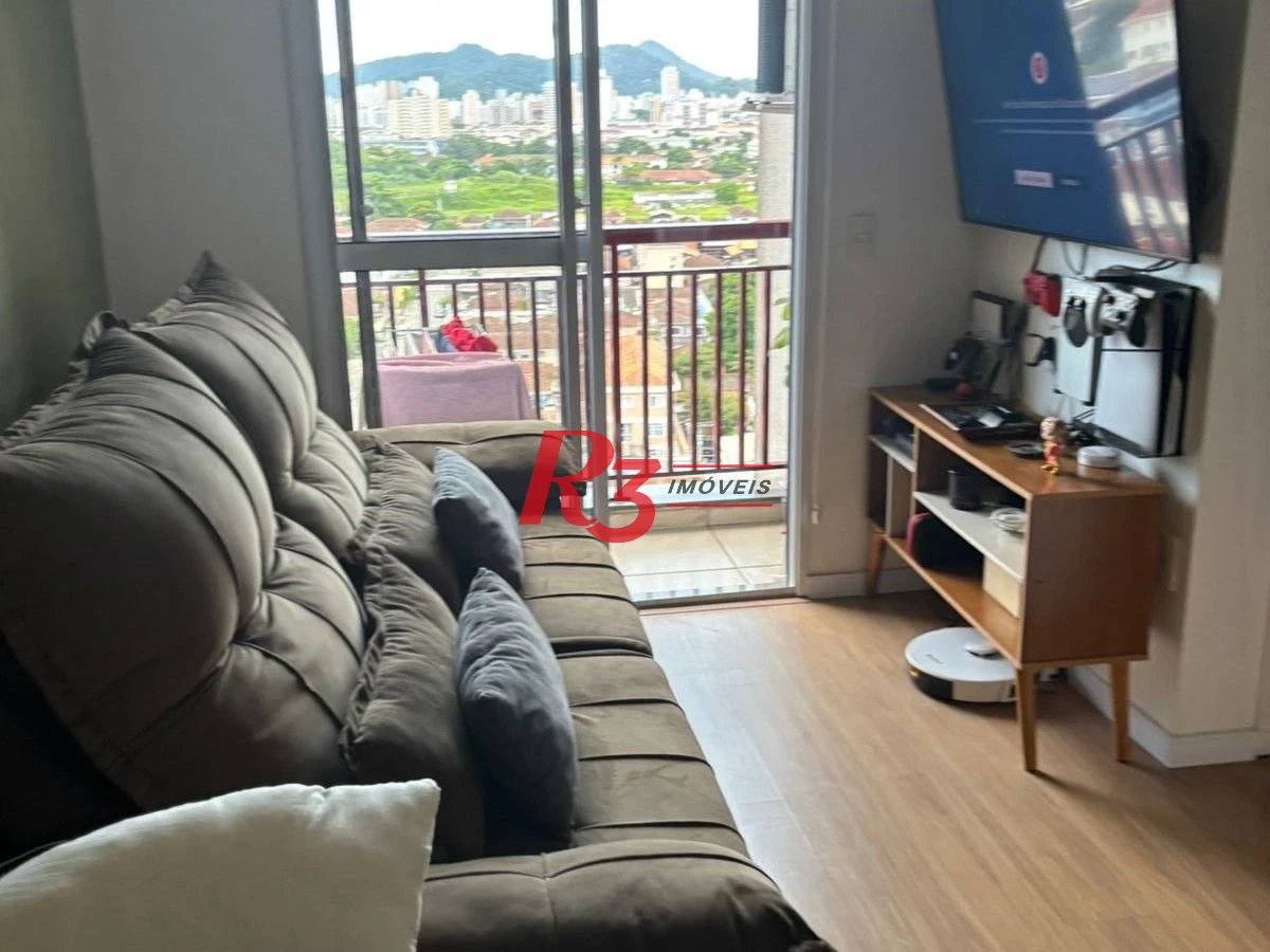 Apartamento com 2 dormitórios à venda, 49 m² por R$ 330.000,00 - Castelo - Santos/SP