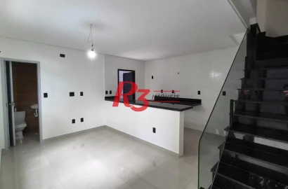 Village com 2 dormitórios, 65 m² - venda por R$ 450.000,00 ou aluguel por R$ 3.200,00/mês - Macuco - Santos/SP