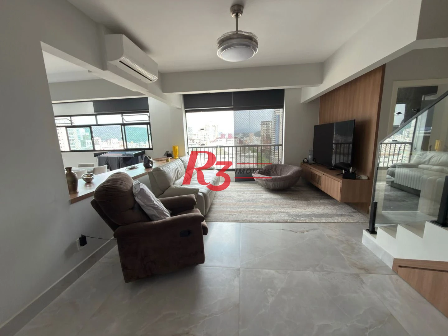 Cobertura à venda, 357 m² por R$ 3.500.000,00 - Pompéia - Santos/SP
