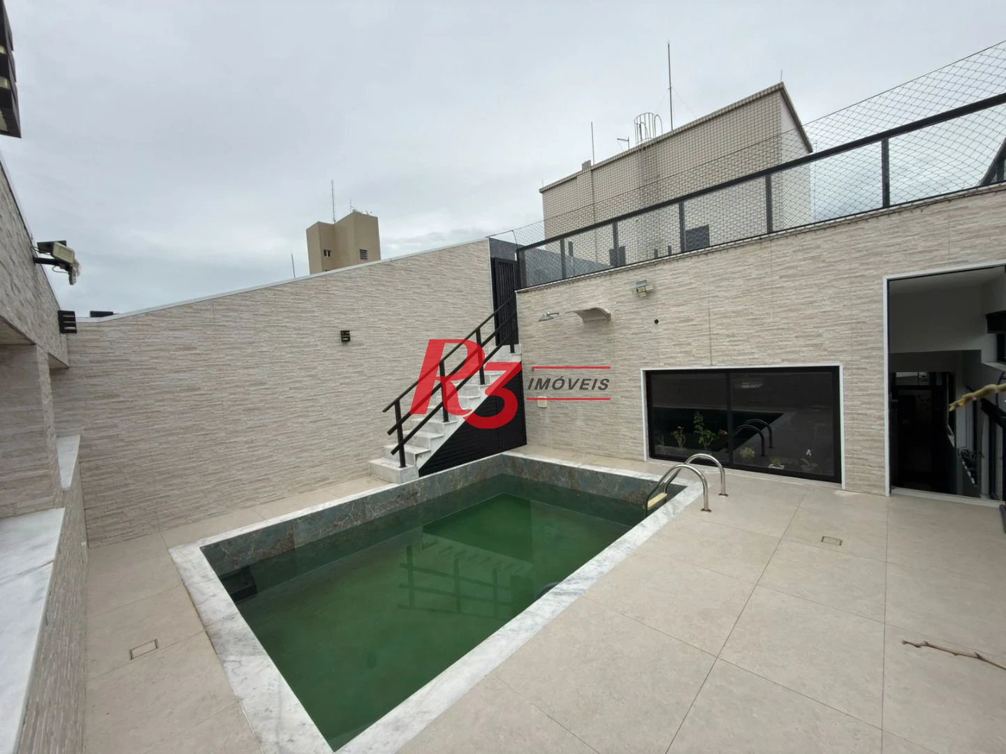 Cobertura à venda, 357 m² por R$ 3.500.000,00 - Pompéia - Santos/SP