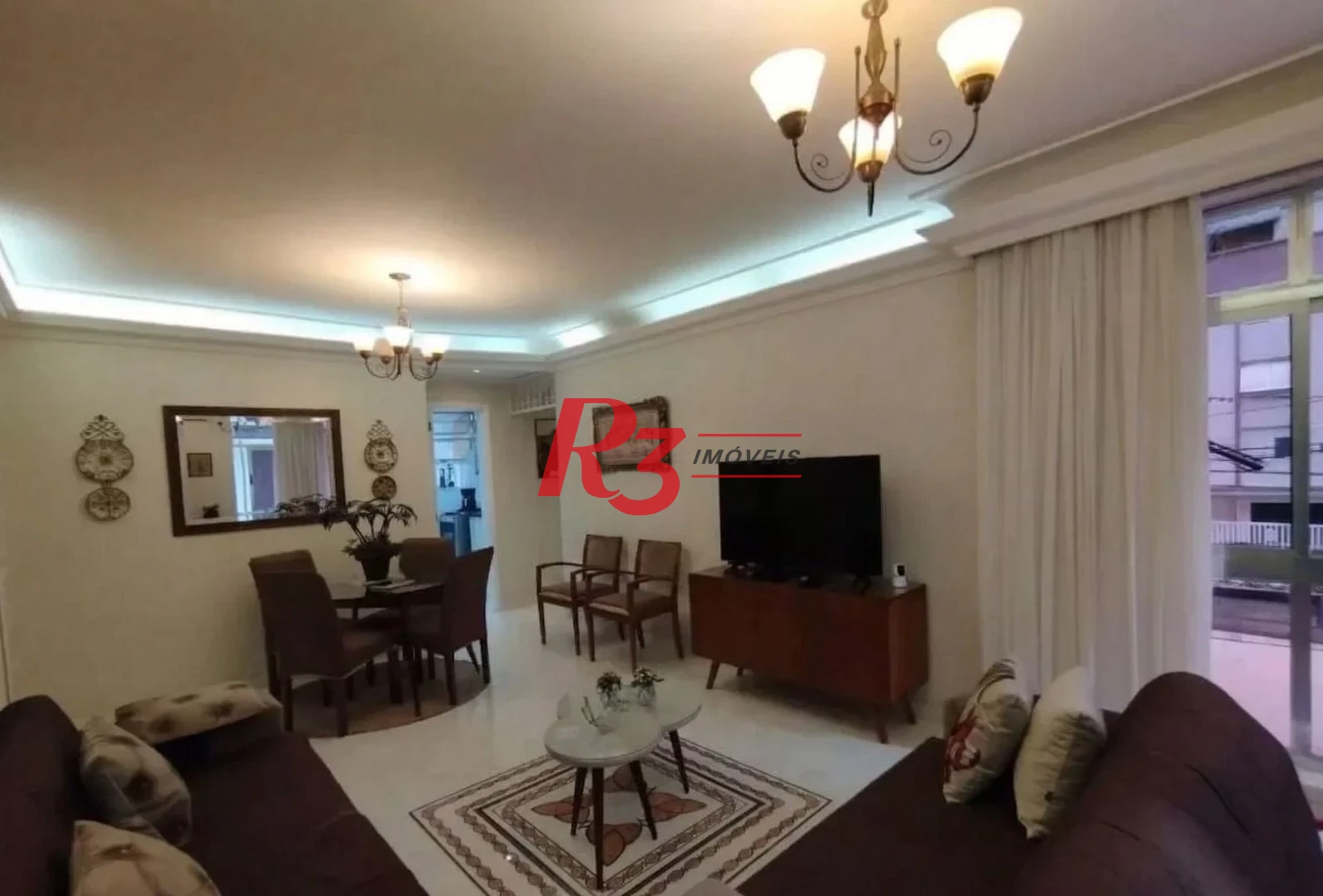 Apartamento com 3 dormitórios à venda, 140 m² por R$ 1.100.000,00 - Pompéia - Santos/SP