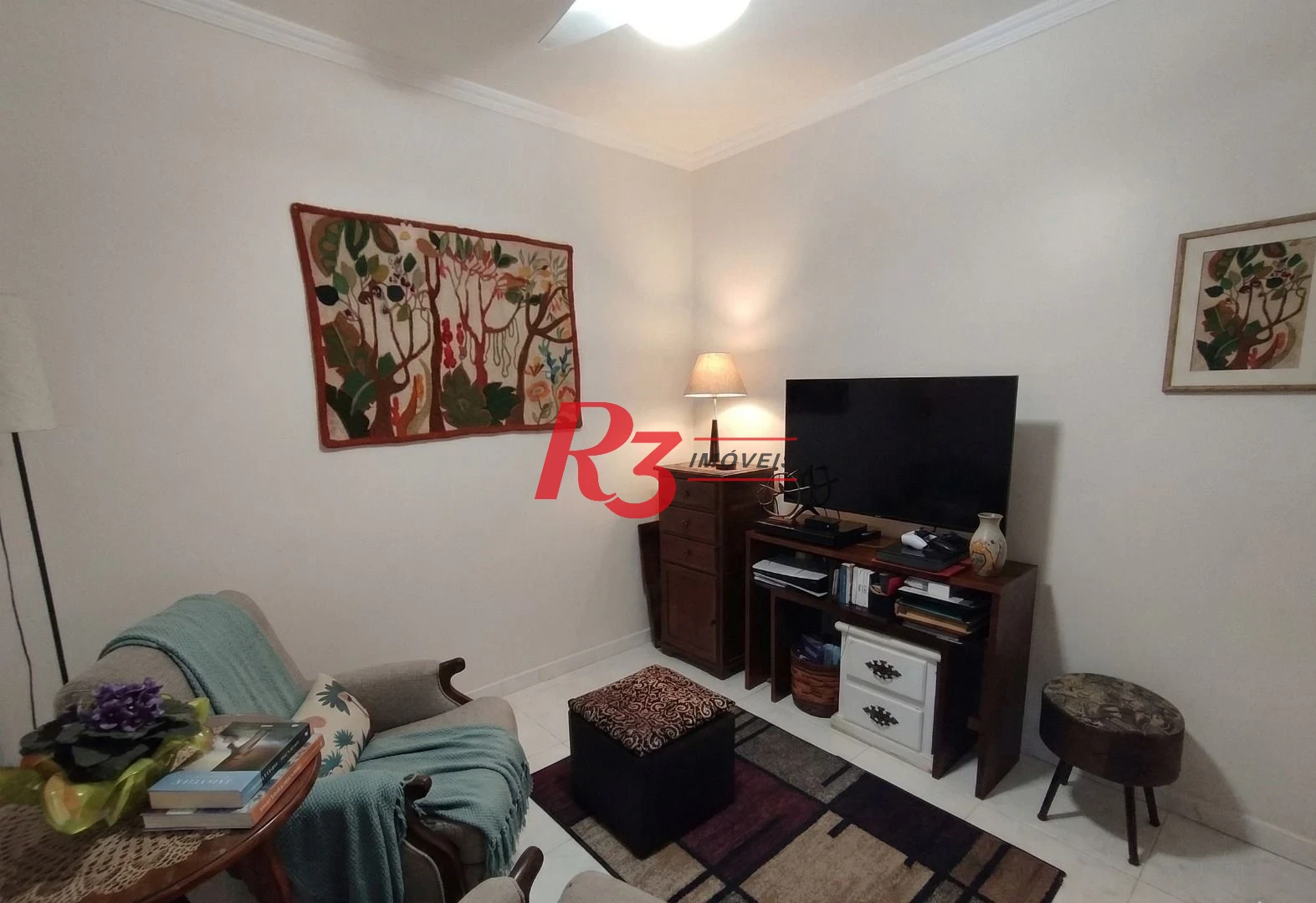 Apartamento com 3 dormitórios à venda, 140 m² por R$ 1.100.000,00 - Pompéia - Santos/SP