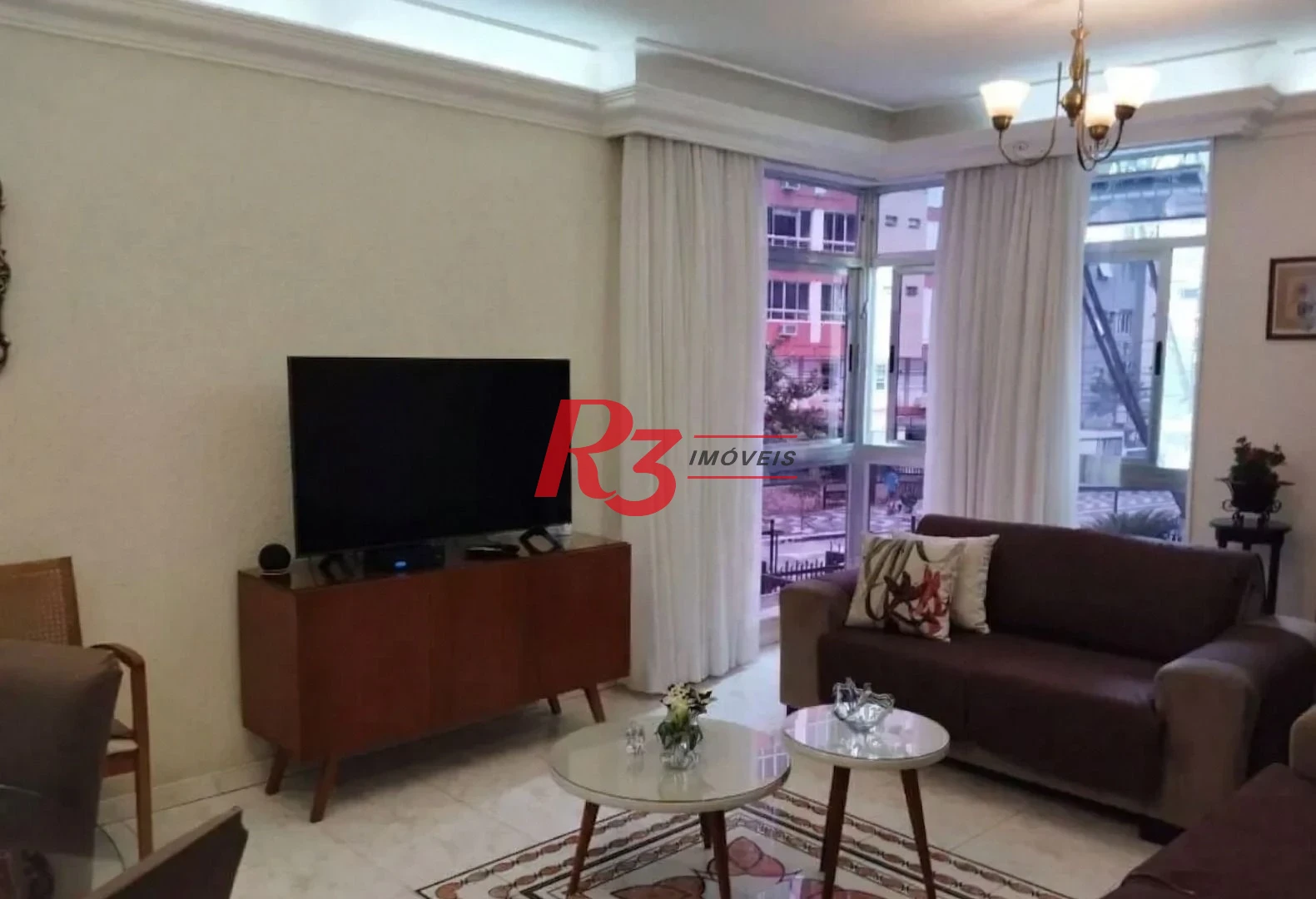 Apartamento com 3 dormitórios à venda, 140 m² por R$ 1.100.000,00 - Pompéia - Santos/SP