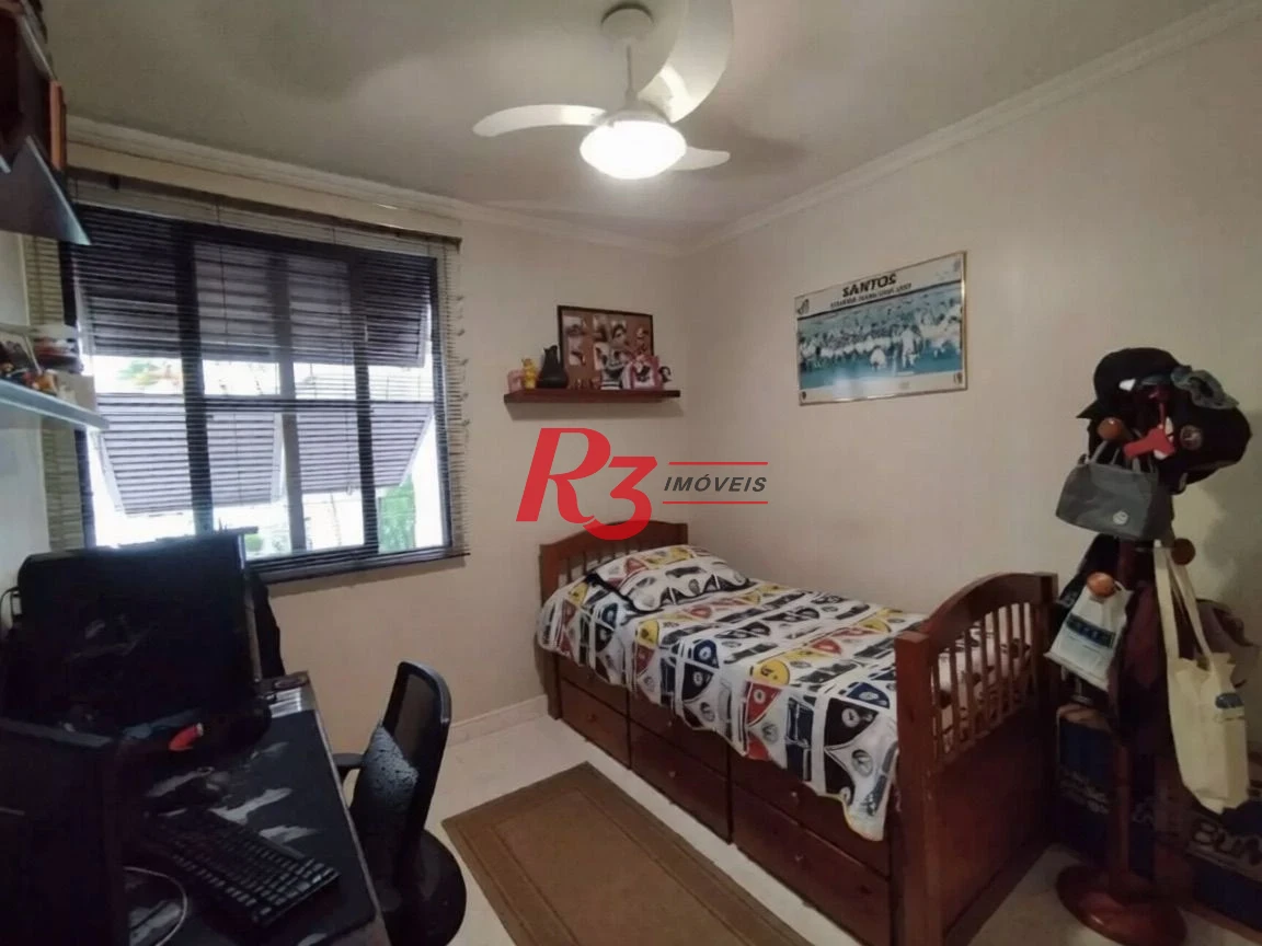 Apartamento com 3 dormitórios à venda, 140 m² por R$ 1.100.000,00 - Pompéia - Santos/SP
