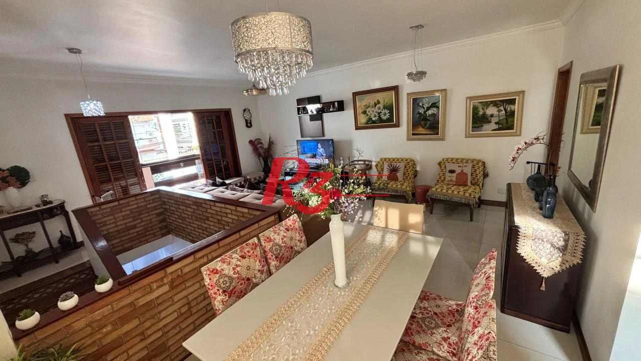 Casa com 3 dormitórios à venda, 157 m² por R$ 1.300.000,00 - Embaré - Santos/SP