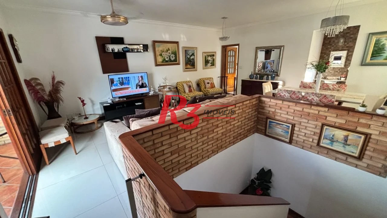 Casa com 3 dormitórios à venda, 157 m² por R$ 1.300.000,00 - Embaré - Santos/SP