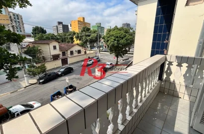 Apartamento com 2 dormitórios à venda, 69 m² por R$ 420.000,00 - Encruzilhada - Santos/SP