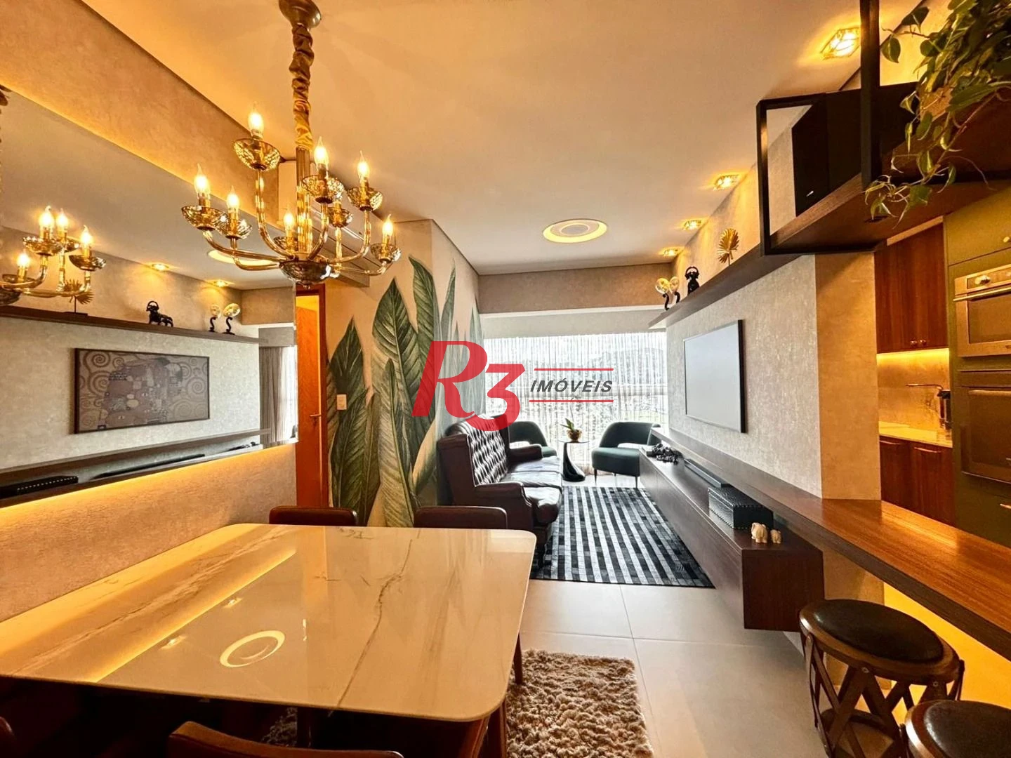 Apartamento com 1 dormitório à venda, 54 m² por R$ 650.000,00 - Vila Matias - Santos/SP