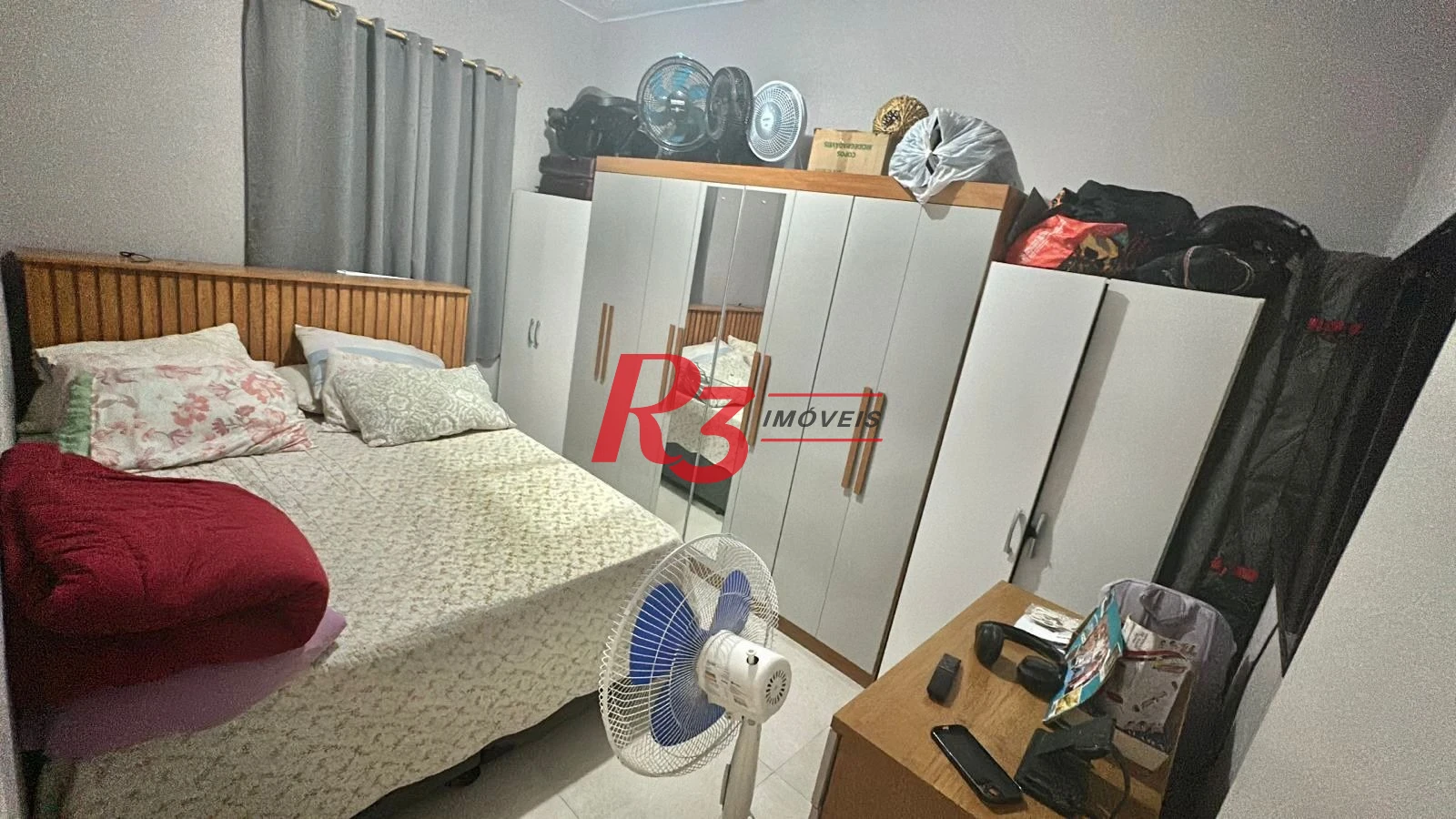 Apartamento com 1 dormitório para alugar, 57 m² por R$ 3.000,00/mês - Centro - São Vicente/SP