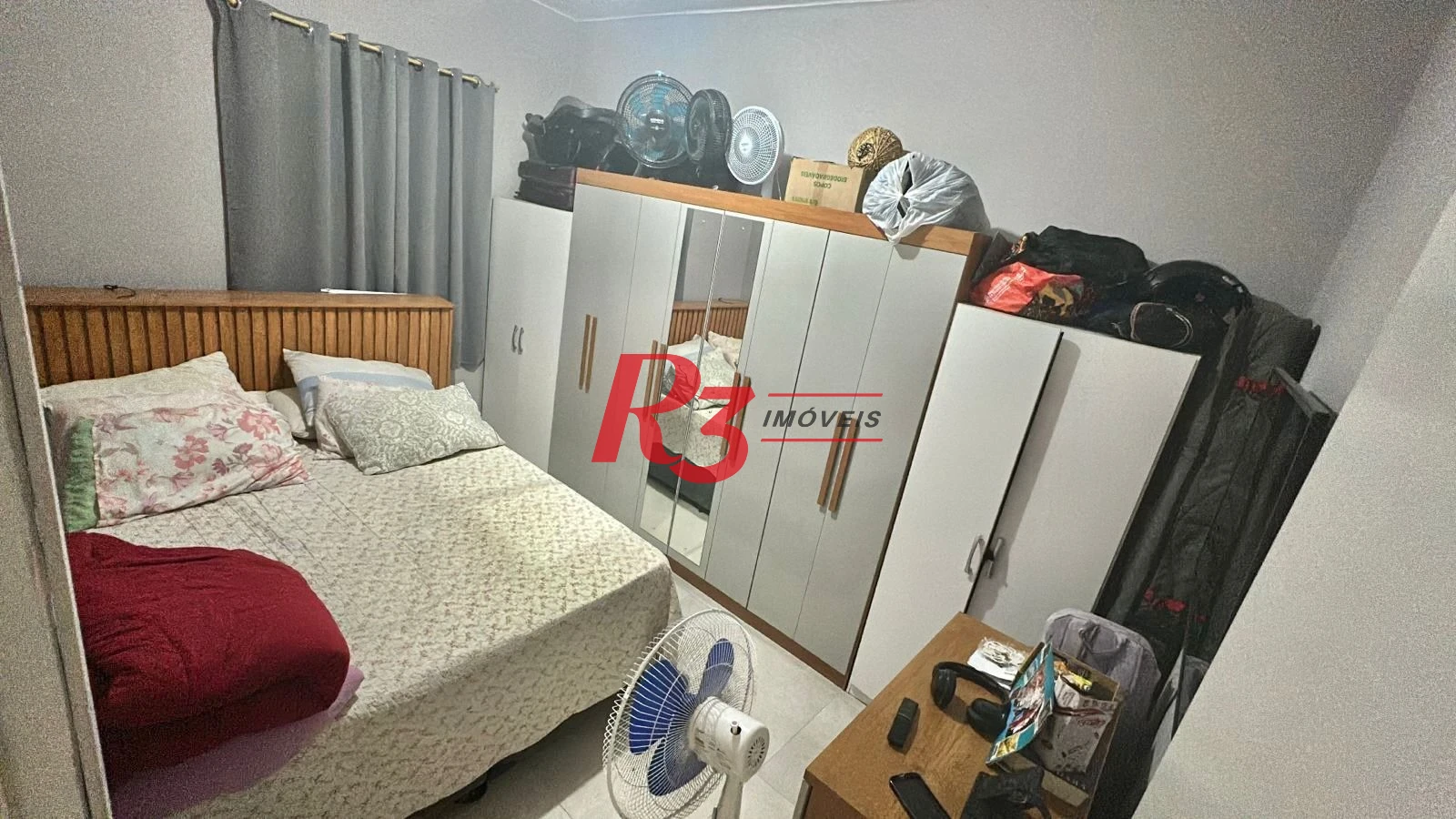 Apartamento com 1 dormitório para alugar, 57 m² por R$ 3.000,00/mês - Centro - São Vicente/SP