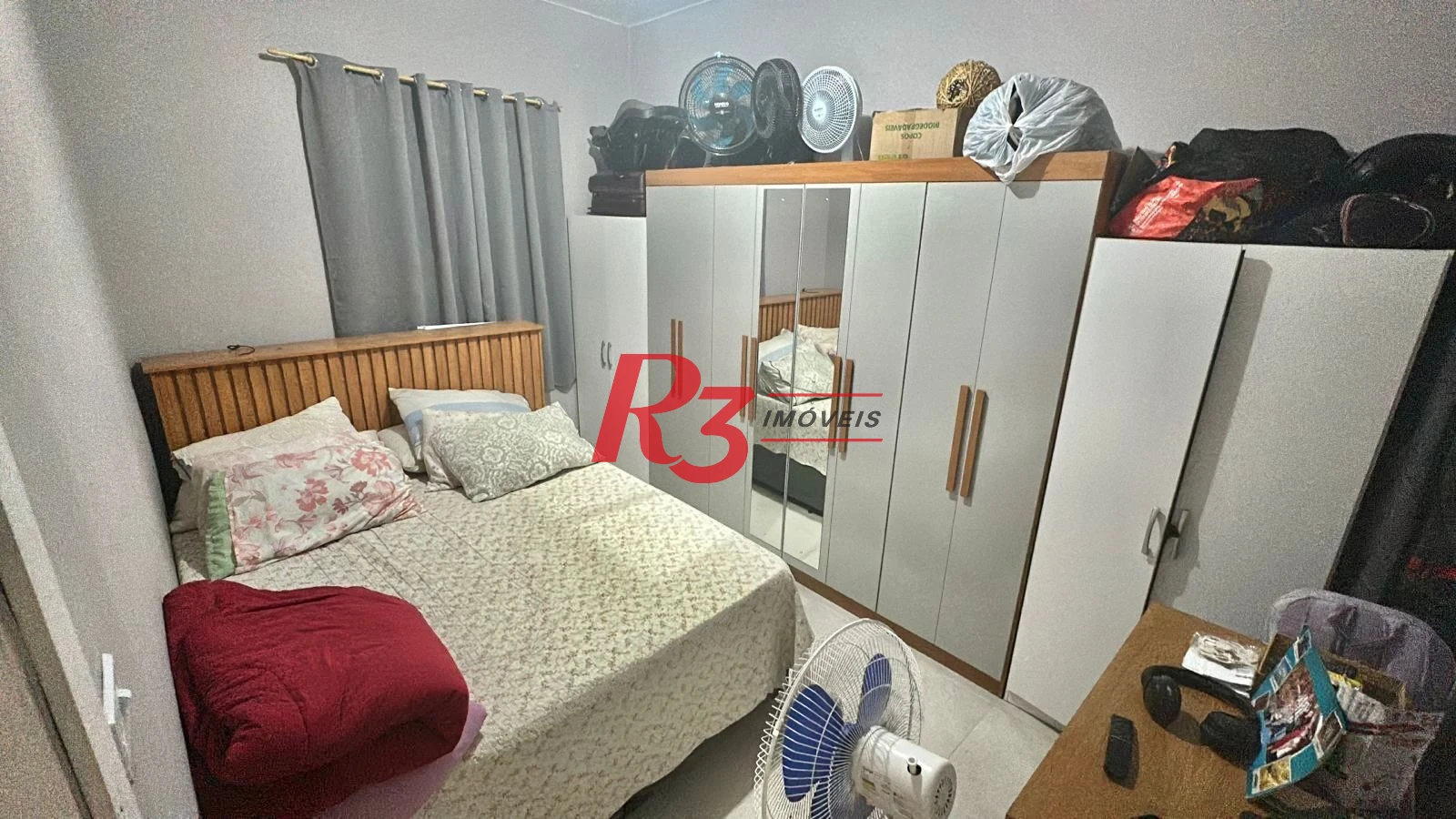 Apartamento com 1 dormitório para alugar, 57 m² por R$ 3.000,00/mês - Centro - São Vicente/SP