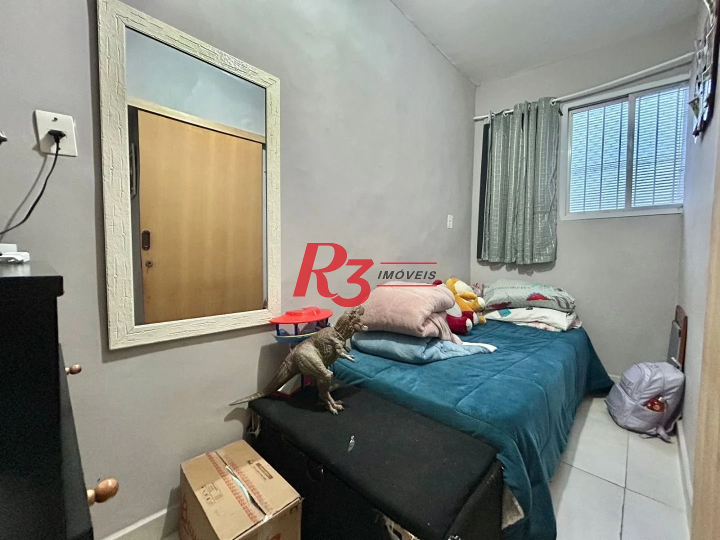 Apartamento com 1 dormitório para alugar, 57 m² por R$ 3.000,00/mês - Centro - São Vicente/SP